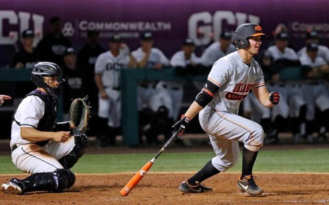 Albert Lea Grad Jake Thompson talking about experience with OSU in D1 Baseball tournament