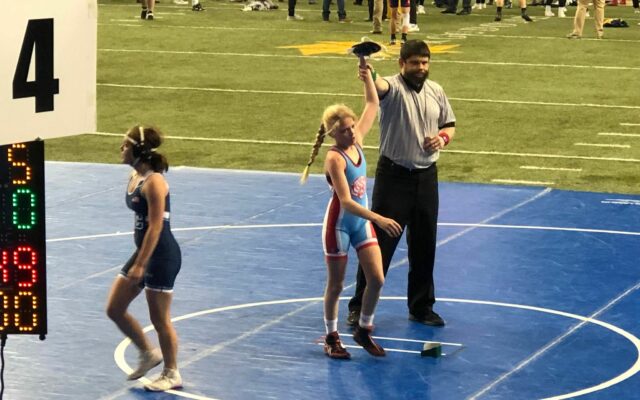 Olson first Albert Lea Female to wrestle in a sanctioned event